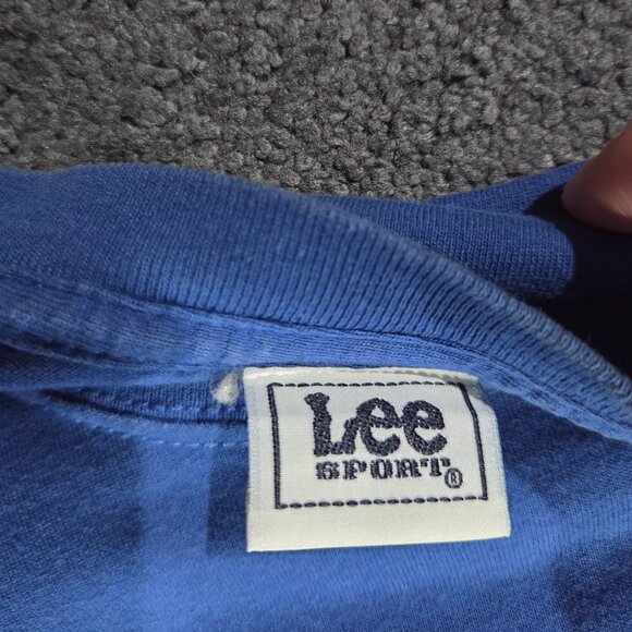 Vintage Lee Sport New York Mets Pedro Martínez #45 T-Shirt Blue Men’s XL - Picture 2 of 2